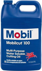 Mobil - Mobilcut, 1 Gal Bottle Cutting Fluid - Water Soluble - Benchmark Tooling