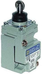 Square D - SPDT, NC/NO, 600 Volt Screw Terminal, Roller Plunger Actuator, General Purpose Limit Switch - 1, 2, 4, 6, 12, 13, 6P NEMA Rating, IP67 IPR Rating - Benchmark Tooling