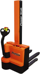 Presto Lifts - 2,200 Lb Capacity, 62" Lift Height, Battery Operated Power Stocker Lift - Benchmark Tooling