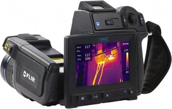 FLIR - -40 to 3,632°F (-40 to 2,000°C) Thermal Imaging Camera - 4.3" Color LCD Display, 1000 Image Storage Capacity, 640 x 480 Resolution - Benchmark Tooling