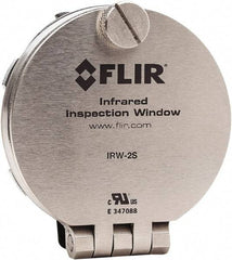 FLIR - 50mm (1.97\x94) Diam, Infrared Viewing Window - 2mm (0.08") Thickness, Use with Thermal Imagers - Benchmark Tooling