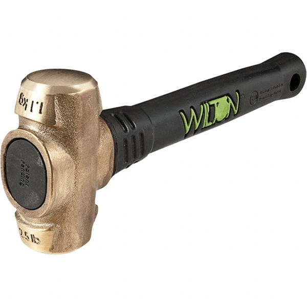 Wilton - Non-Sparking Hammers Tool Type: Brass Hammer Head Material: Brass - Benchmark Tooling