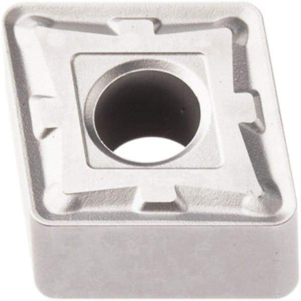 Seco - CNMG432 W-M3 Grade TP1501 Carbide Turning Insert - Al2O3 Finish, 80° Diamond, 1/2" Inscr Circle, 3/16" Thick, 1/32" Corner Radius - Benchmark Tooling