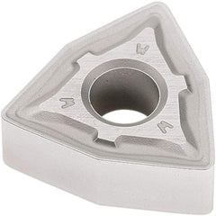 Seco - WNMG332 W-M3 Grade TP2501 Carbide Turning Insert - Al2O3 Finish, 80° Trigon, 3/8" Inscr Circle, 3/16" Thick, 1/32" Corner Radius - Benchmark Tooling