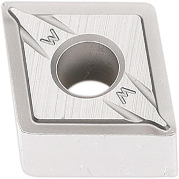 Seco - CNMG432 W-FF2 Grade TP1501 Carbide Turning Insert - Al2O3 Finish, 80° Diamond, 1/2" Inscr Circle, 3/16" Thick, 1/32" Corner Radius - Benchmark Tooling