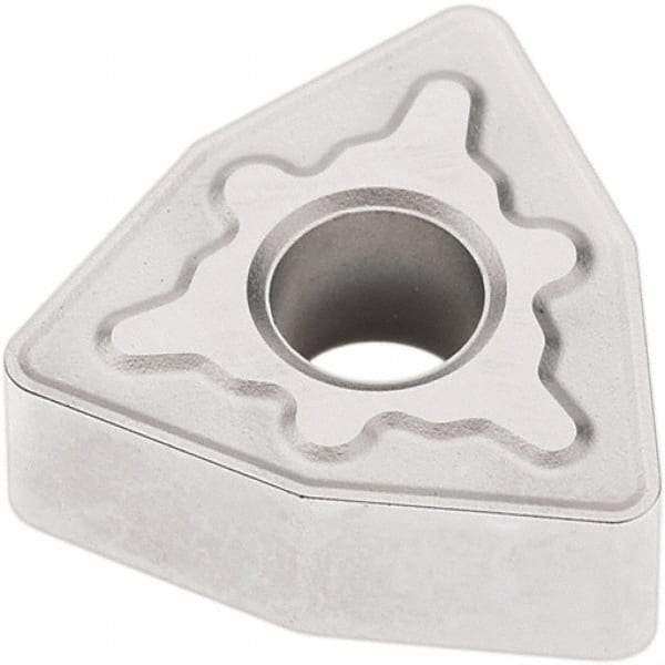 Seco - WNMG433 MR7 Grade TP1501 Carbide Turning Insert - Al2O3 Finish, 80° Trigon, 1/2" Inscr Circle, 3/16" Thick, 3/64" Corner Radius - Benchmark Tooling