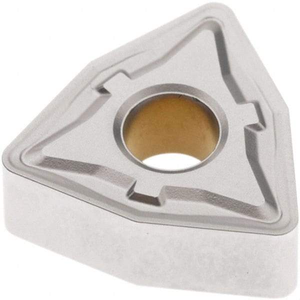 Seco - WNMG332 M5 Grade TP2501 Carbide Turning Insert - Al2O3 Finish, 80° Trigon, 3/8" Inscr Circle, 3/16" Thick, 1/32" Corner Radius - Benchmark Tooling