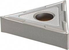 Seco - TNMG431 MF2 Grade TP2501 Carbide Turning Insert - Al2O3 Finish, 60° Triangle, 1/2" Inscr Circle, 3/16" Thick, 1/64" Corner Radius - Benchmark Tooling