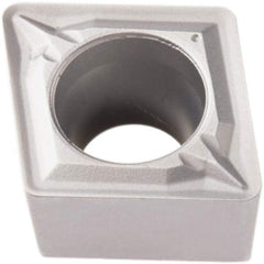 Seco - CCMT32.52 W-MF2 Grade TP1501 Carbide Turning Insert - Al2O3 Finish, 80° Diamond, 3/8" Inscr Circle, 5/32" Thick, 1/32" Corner Radius - Benchmark Tooling