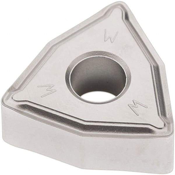 Seco - WNMG331 W-MF2 Grade TP2501 Carbide Turning Insert - Al2O3 Finish, 80° Trigon, 3/8" Inscr Circle, 3/16" Thick, 1/64" Corner Radius - Benchmark Tooling