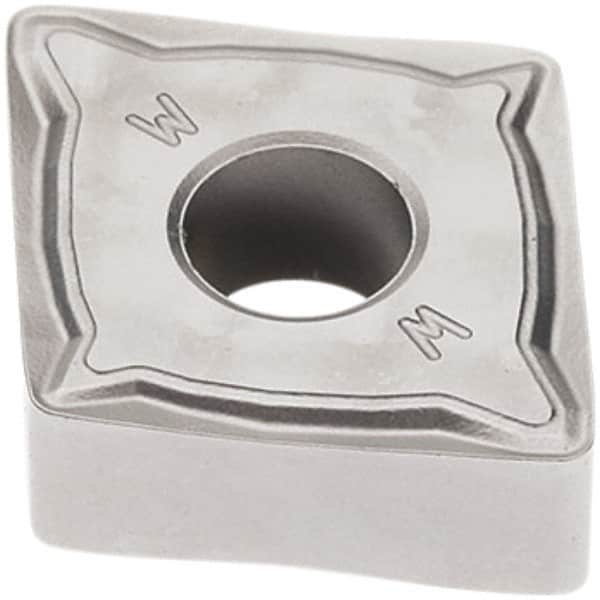 Seco - CNMG432 W-MF2 Grade TP1501 Carbide Turning Insert - Al2O3 Finish, 80° Diamond, 1/2" Inscr Circle, 3/16" Thick, 1/32" Corner Radius - Benchmark Tooling