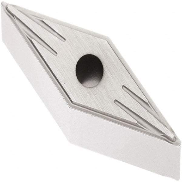 Seco - VNMG331 FF2 Grade TP2501 Carbide Turning Insert - Al2O3 Finish, 35° Diamond, 3/8" Inscr Circle, 3/16" Thick, 1/64" Corner Radius - Benchmark Tooling