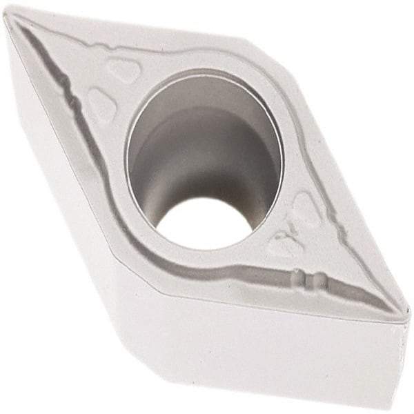Seco - DCMT32.51 F1 Grade TP0501 Carbide Turning Insert - Al2O3 Finish, 55° Diamond, 3/8" Inscr Circle, 5/32" Thick, 1/64" Corner Radius - Benchmark Tooling