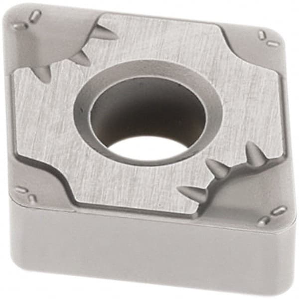 Seco - CNMG434 MF5 Grade TP1501 Carbide Turning Insert - Al2O3 Finish, 80° Diamond, 1/2" Inscr Circle, 3/16" Thick, 1/16" Corner Radius - Benchmark Tooling