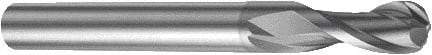 Sandvik Coromant - 2mm Diam, 3mm LOC, Solid Carbide Ball End Mill - 57mm OAL, 6mm Shank Diam, Ball Flute - Benchmark Tooling