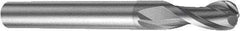 Sandvik Coromant - 8mm Diam, 16mm LOC, 2 Flute Solid Carbide Ball End Mill - 100mm OAL, 8mm Shank Diam, Ball Flute - Benchmark Tooling
