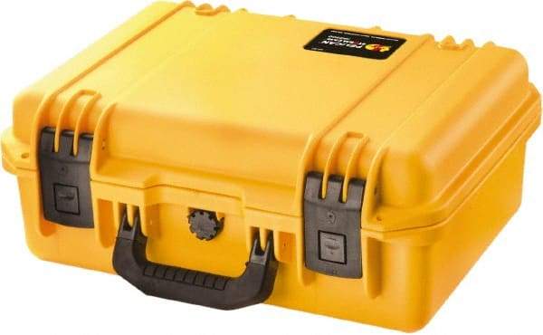 Pelican Products, Inc. - 12-45/64" Wide x 6-39/64" High, Clamshell Hard Case - Yellow, HPX High Performance Resin - Benchmark Tooling