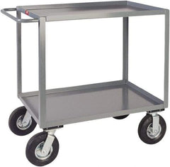 Jamco - 1,200 Lb Capacity, 24" Wide x 48" Long x 39" High Heavy Duty Service Cart - 2 Shelf, Steel - Benchmark Tooling