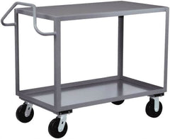 Jamco - 2,400 Lb Capacity, 30" Wide x 48" Long x 36" High Heavy Duty Service Cart - 2 Shelf, Steel - Benchmark Tooling