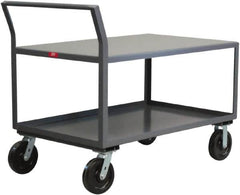 Jamco - 4,800 Lb Capacity, 30" Wide x 48" Long x 30" High Heavy Duty Service Cart - 2 Shelf, Steel - Benchmark Tooling