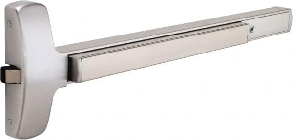 Falcon - 2' 6" to 3' Door Width Rim Exit Device - Anodized Aluminum Finish - Benchmark Tooling