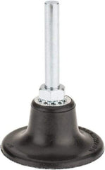 Value Collection - 2" Diam Quick-Change Type S Disc Backing Pad - 1/4" Shank Diam, Medium Density, 30,000 RPM, Roloc TS Compatible - Benchmark Tooling