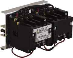 Square D - 3 Pole, 110 Coil VAC at 50 Hz and 120 Coil VAC at 60 Hz, 18 Amp NEMA Contactor - Open Enclosure, 50 Hz at 110 VAC and 60 Hz at 120 VAC - Benchmark Tooling