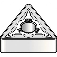 Kennametal - TNMG432 MP Grade KCP10B Carbide Turning Insert - TiCN/Al2O3/TiOCN Finish, 60° Triangle, 1/2" Inscr Circle, 3/16" Thick, 1/32" Corner Radius - Benchmark Tooling