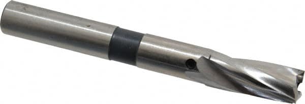 Cleveland - 17/32" Diam, 1/2" Shank, Diam, 3 Flutes, Straight Shank, Interchangeable Pilot Counterbore - Benchmark Tooling