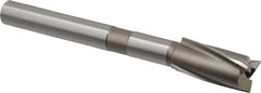 Cleveland - 23/32" Diam, 1/2" Shank, Diam, 3 Flutes, Straight Shank, Interchangeable Pilot Counterbore - Benchmark Tooling