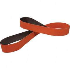 3M - 3" Wide x 10-11/16" OAL, 60 Grit, Ceramic Abrasive Belt - Ceramic, Coated, Cloth Backing, Series 777F - Benchmark Tooling