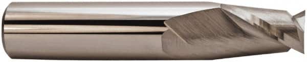 M.A. Ford - 16mm, 20mm LOC, 16mm Shank Diam, 76mm OAL, 2 Flute, Solid Carbide Square End Mill - Single End, Uncoated, 30° Helix, Centercutting, Right Hand Cut, Right Hand Flute, Series 164 - Benchmark Tooling