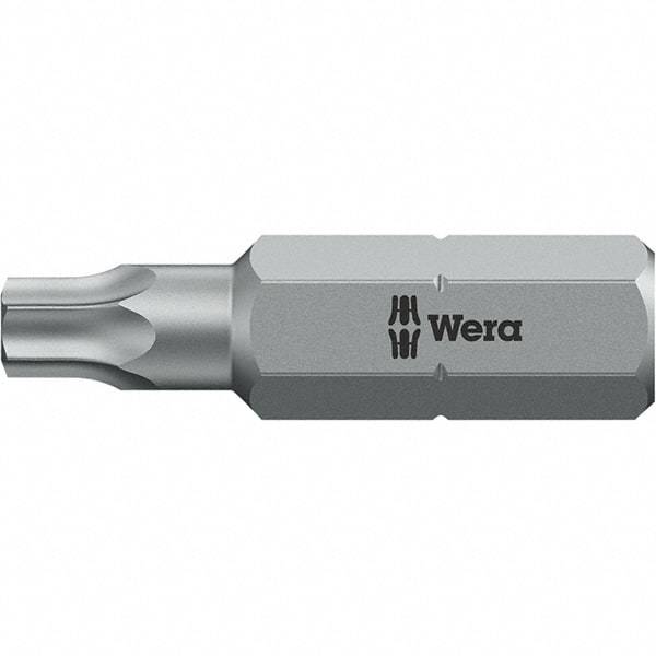 Wera - 1/4" Drive T1 Torx Screwdriver Bit - 1" OAL, Insert Bit - Benchmark Tooling