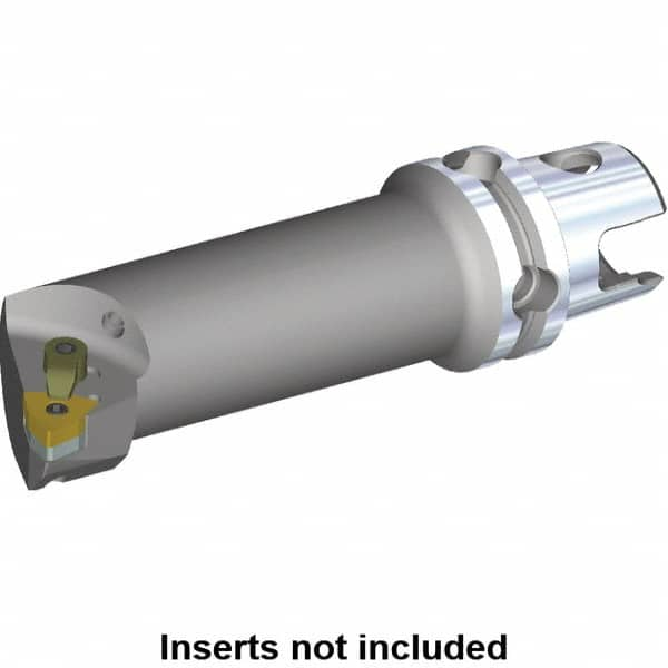 Kennametal - Right Hand Cut, 50mm Min Bore Diam, Size KM50 Modular Boring Cutting Unit Head - 4.7244" Max Bore Depth, Through Coolant, Compatible with WN.. - Benchmark Tooling