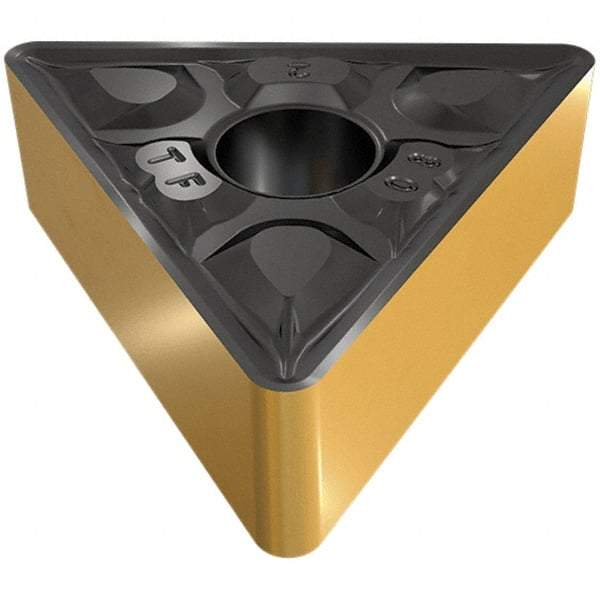 Iscar - TNMG432 TF Grade IC8150 Carbide Turning Insert - TiCN/Al2O3 Finish, 60° Triangle, 1/2" Inscr Circle, 3/16" Thick, 1/32" Corner Radius - Benchmark Tooling