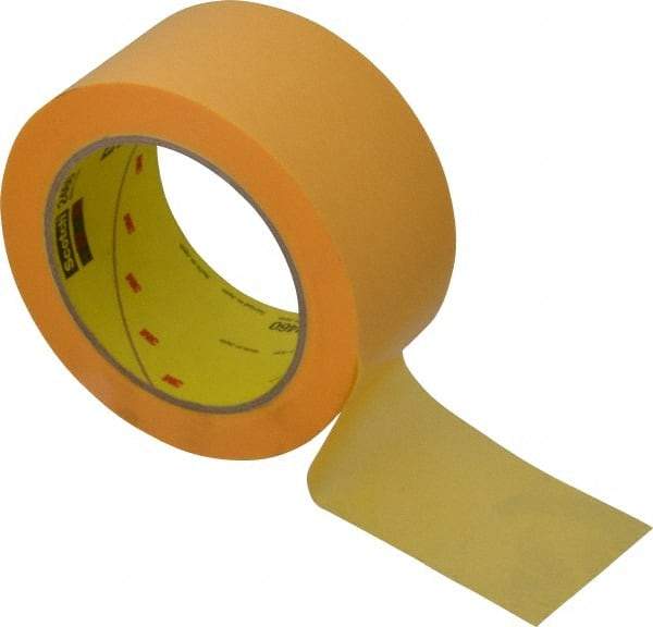 3M - 2" Wide x 60 Yd Long Bronze Paper Masking Tape - Series 2460, 3.3 mil Thick, 17 In/Lb Tensile Strength - Benchmark Tooling