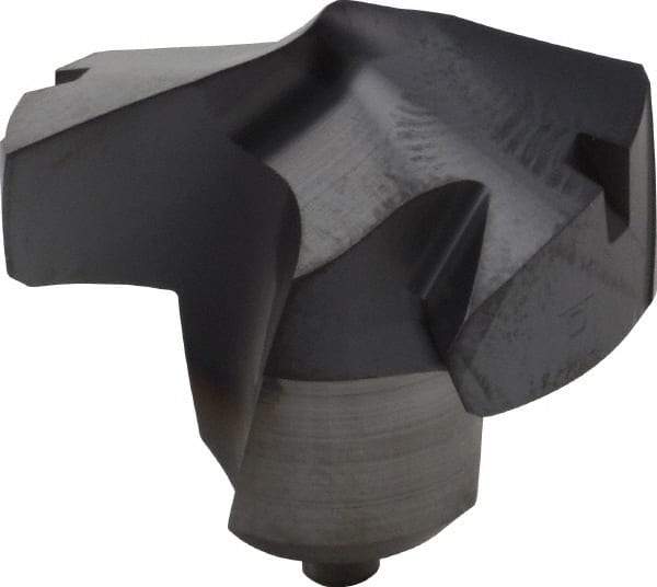 Kennametal - Series KenTIP, 20.5mm Diam Grade KCP15 140° Replaceable Drill Tip - Carbide, AlTiN Finish, Y Seat Size - Benchmark Tooling