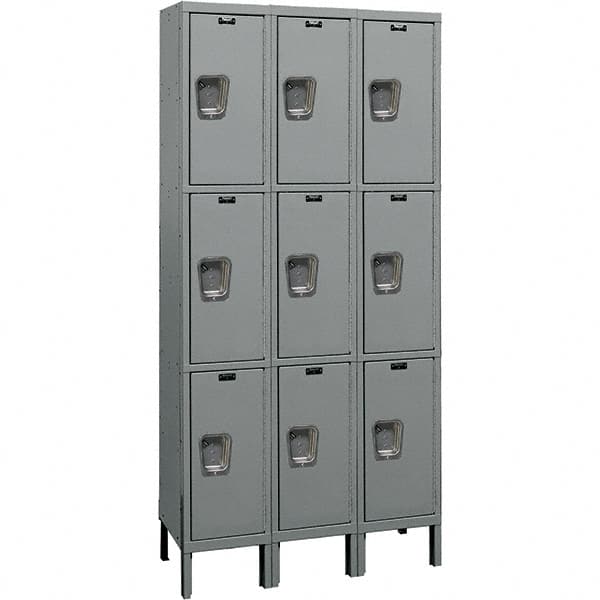 Hallowell - 9 Door, 3 Tier, Premium Wardrobe Lockers - Benchmark Tooling