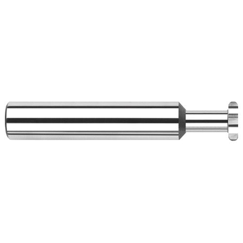 ‎0.3750″ (3/8″) Cutter Diameter × 0.0394″ Radius × 1.1250″ (1-1/8″) Neck Length Carbide Full Radius Standard Keyseat Cutter, 6 Flutes - Exact Industrial Supply