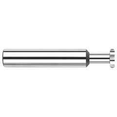 ‎0.3750″ (3/8″) Cutter Diameter × 0.0625″ (1/16″) Radius × 1.1250″ (1-1/8″) Neck Length Carbide Full Radius Standard Keyseat Cutter, 6 Flutes - Exact Industrial Supply