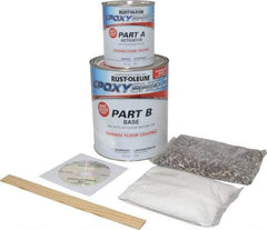 Rust-Oleum - 30 oz/90 oz Can Gloss Tan Gloss Floor Coating - <100 g/L VOC Content - Benchmark Tooling