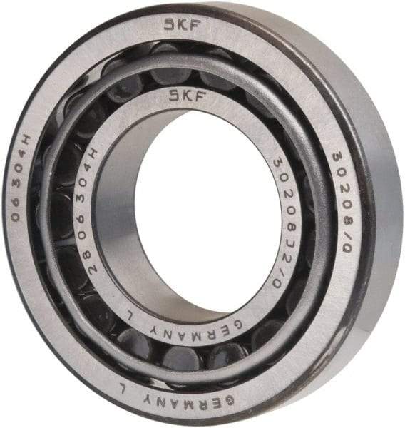 SKF - 40mm Bore Diam, 80mm OD, 19.75mm Wide, Tapered Roller Bearing - 61,600 N Dynamic Load Capacity, 68,000 N Static Load Capacity - Benchmark Tooling