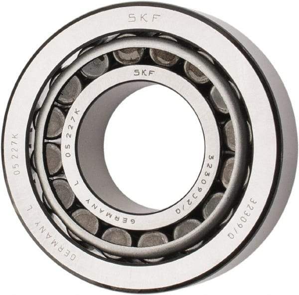 SKF - 45mm Bore Diam, 100mm OD, 38.25mm Wide, Tapered Roller Bearing - 140,000 N Dynamic Load Capacity, 170,000 N Static Load Capacity - Benchmark Tooling