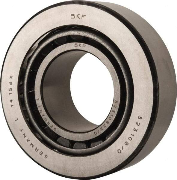 SKF - 50mm Bore Diam, 110mm OD, 42.25mm Wide, Tapered Roller Bearing - 161,000 N Dynamic Load Capacity, 216,000 N Static Load Capacity - Benchmark Tooling