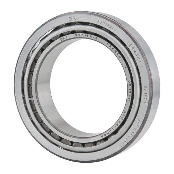 SKF - 65mm Bore Diam, 100mm OD, 23mm Wide, Tapered Roller Bearing - 84,200 N Dynamic Load Capacity, 127,000 N Static Load Capacity - Benchmark Tooling