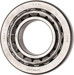 SKF - 75mm Bore Diam, 160mm OD, 40mm Wide, Tapered Roller Bearing - 209,000 N Dynamic Load Capacity, 245,000 N Static Load Capacity - Benchmark Tooling