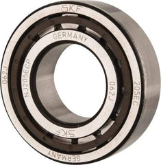 SKF - 25mm Bore Diam, 52mm Outside Diam, 15mm Wide Cylindrical Roller Bearing - 28,600 N Dynamic Capacity, 27,000 Lbs. Static Capacity - Benchmark Tooling