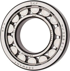 SKF - 40mm Bore Diam, 80mm Outside Diam, 18mm Wide Cylindrical Roller Bearing - 53,900 N Dynamic Capacity, 53,000 Lbs. Static Capacity - Benchmark Tooling