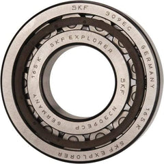 SKF - 45mm Bore Diam, 100mm Outside Diam, 25mm Wide Cylindrical Roller Bearing - 99,000 N Dynamic Capacity, 100,000 Lbs. Static Capacity - Benchmark Tooling