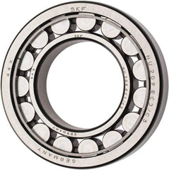 SKF - 45mm Bore Diam, 85mm Outside Diam, 19mm Wide Cylindrical Roller Bearing - 60,500 N Dynamic Capacity, 64,000 Lbs. Static Capacity - Benchmark Tooling